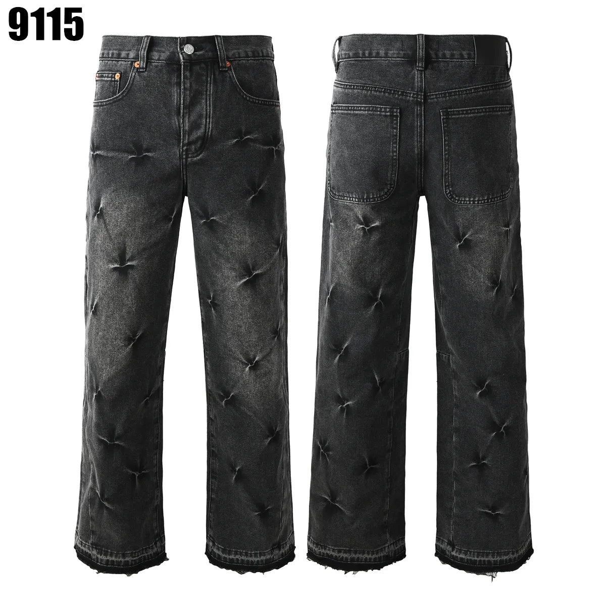 Designer Jeans Denim Mens Ripped Motorcycle Trousers Designers Denims Fashion Slim Fit Jeans Men Man Black High-End Quality Rock Hip Hop Pants