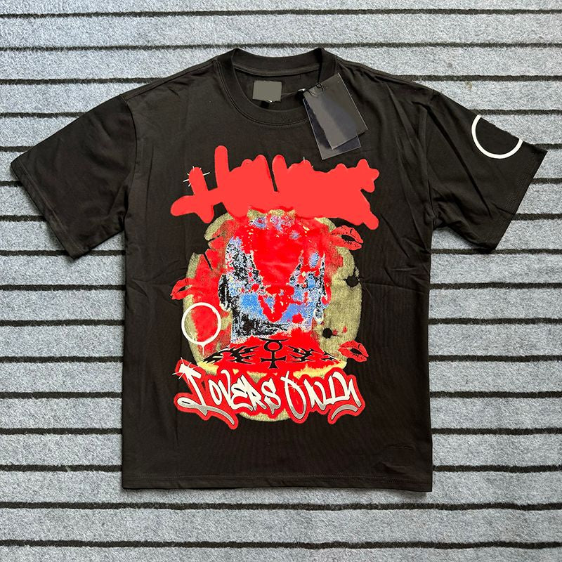 Mens Designer T Shirt NFC Graphic Tees Sport Shorts Hip Hop Short Sets Tracksuit Unisex Tops High Street Retro Women T-Shirts Eur Size S-Xl