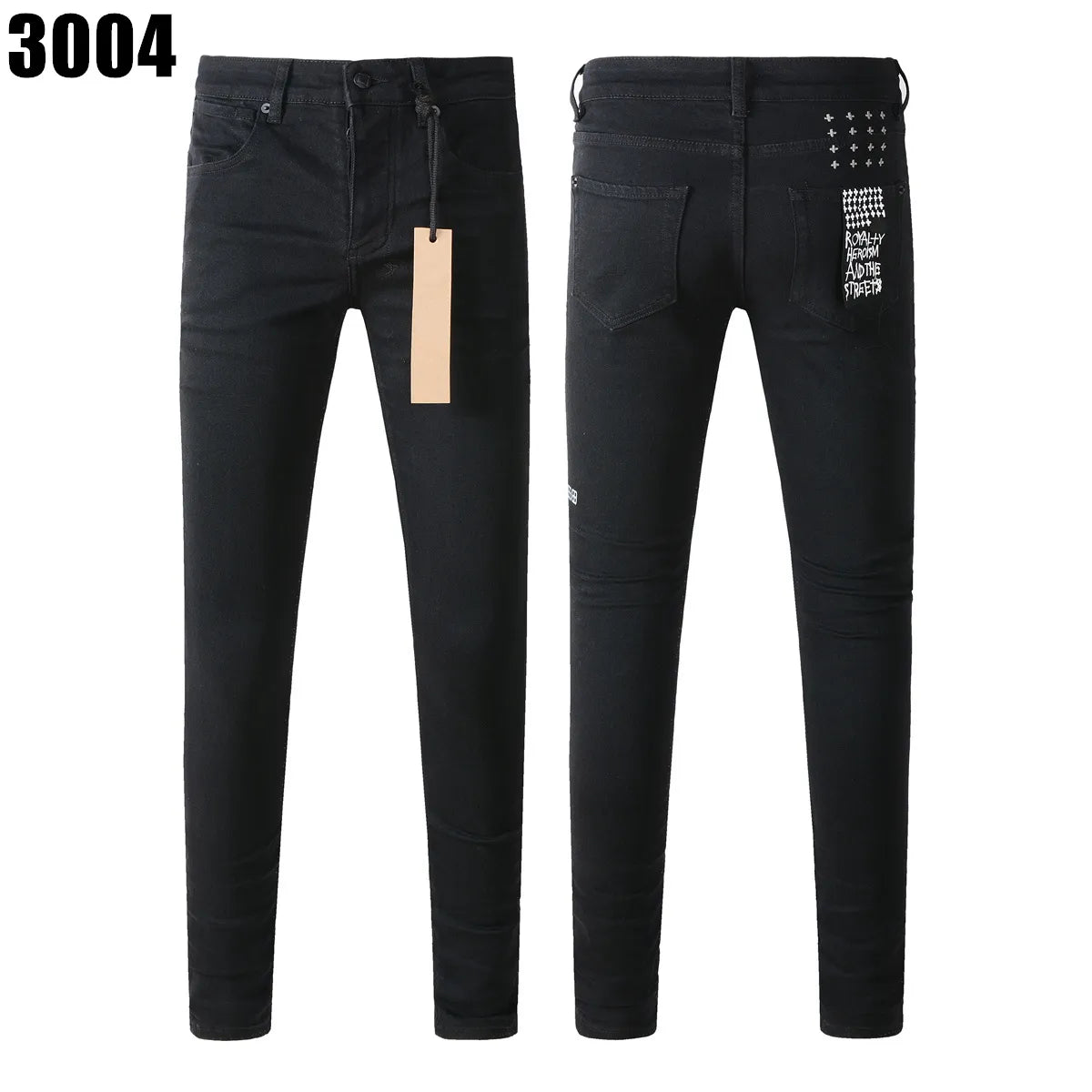 Designer Jeans Denim Mens Ripped Motorcycle Trousers Designers Denims Fashion Slim Fit Jeans Men Man Black High-End Quality Rock Hip Hop Pants