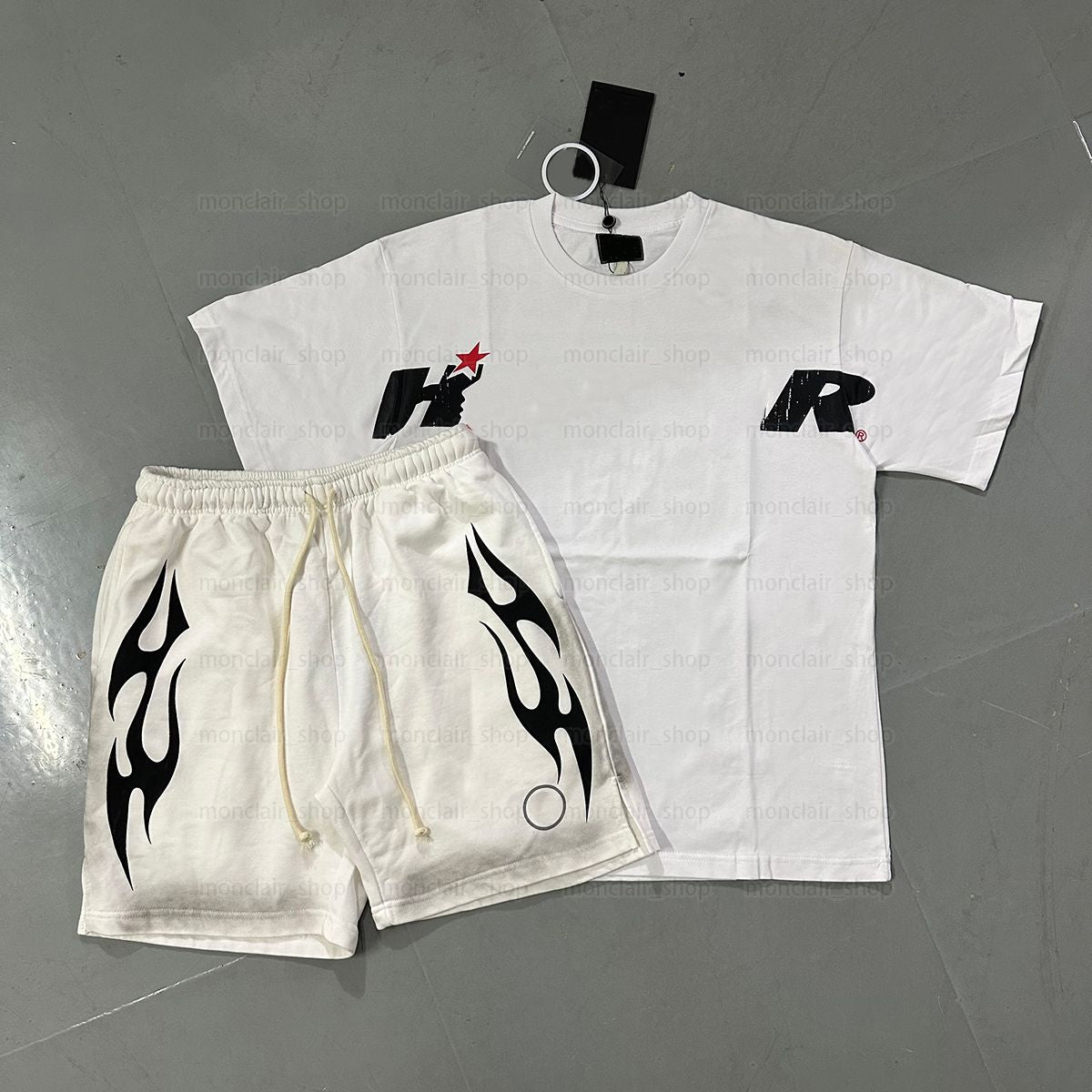 Mens Designer T Shirt NFC Graphic Tees Sport Shorts Hip Hop Short Sets Tracksuit Unisex Tops High Street Retro Women T-Shirts Eur Size S-Xl
