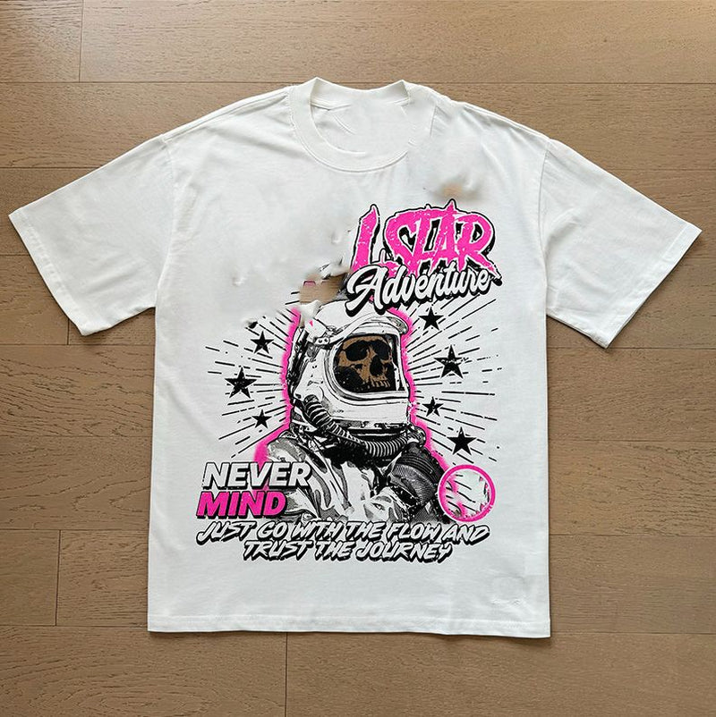 Mens Designer T Shirt NFC Graphic Tees Sport Shorts Hip Hop Short Sets Tracksuit Unisex Tops High Street Retro Women T-Shirts Eur Size S-Xl