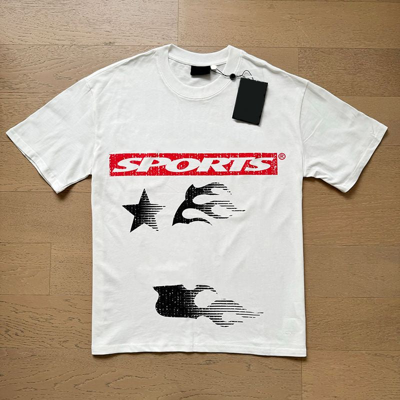 Mens Designer T Shirt NFC Graphic Tees Sport Shorts Hip Hop Short Sets Tracksuit Unisex Tops High Street Retro Women T-Shirts Eur Size S-Xl