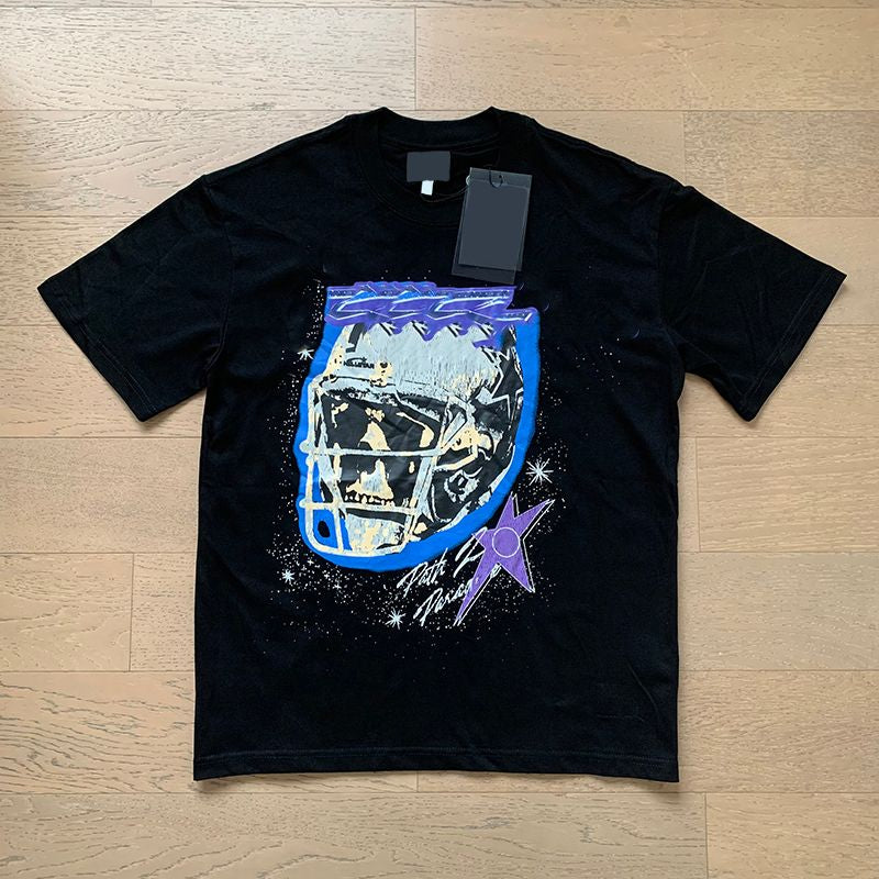 Mens Designer T Shirt NFC Graphic Tees Sport Shorts Hip Hop Short Sets Tracksuit Unisex Tops High Street Retro Women T-Shirts Eur Size S-Xl