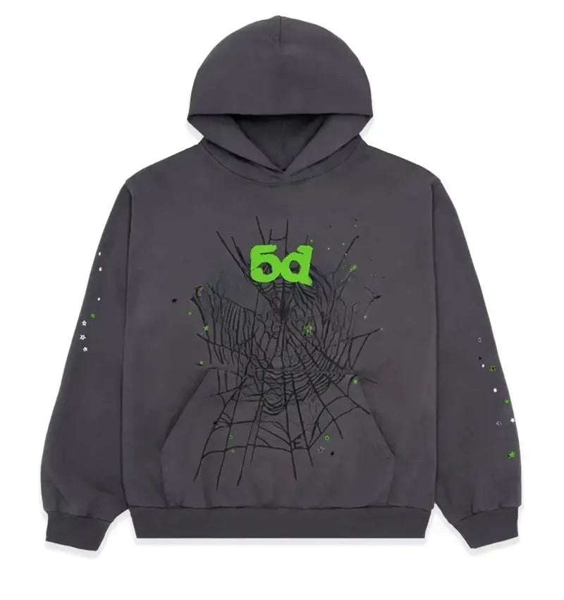 Fashion Hoodie Men Women Hoodies Sweaters 3D Web Foam Print Hoodie Music Album Loose Hooded Sweatshirts MJ0012