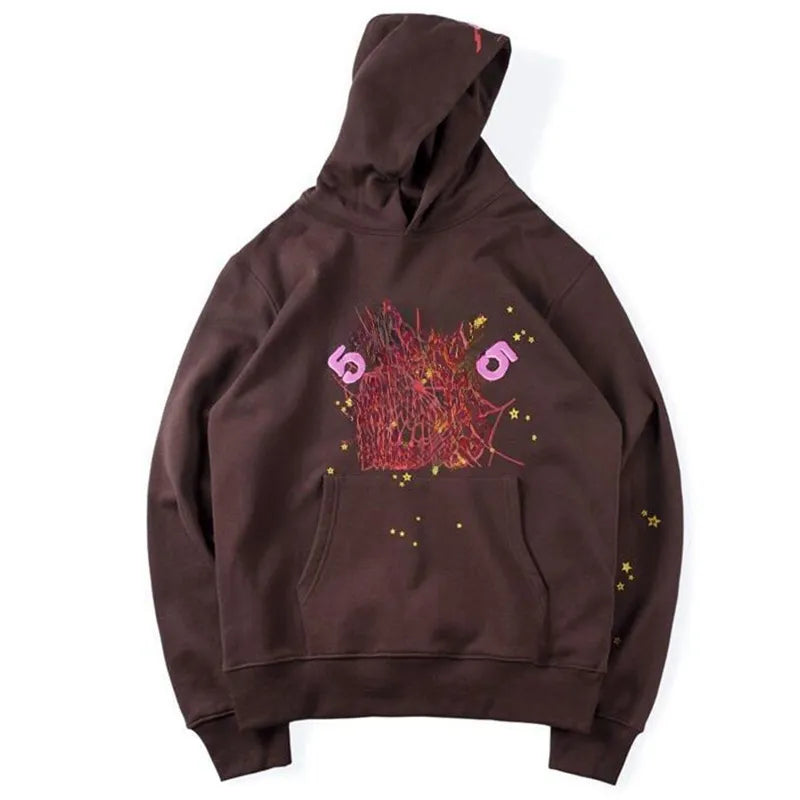 Fashion Hoodie Men Women Hoodies Sweaters 3D Web Foam Print Hoodie Music Album Loose Hooded Sweatshirts MJ0012