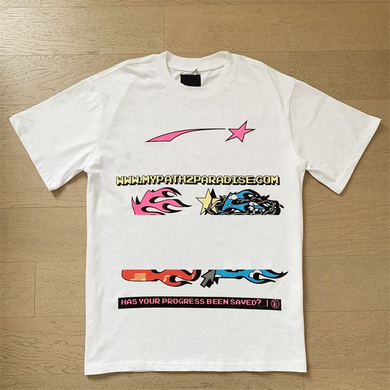 Mens Designer T Shirt NFC Graphic Tees Sport Shorts Hip Hop Short Sets Tracksuit Unisex Tops High Street Retro Women T-Shirts Eur Size S-Xl