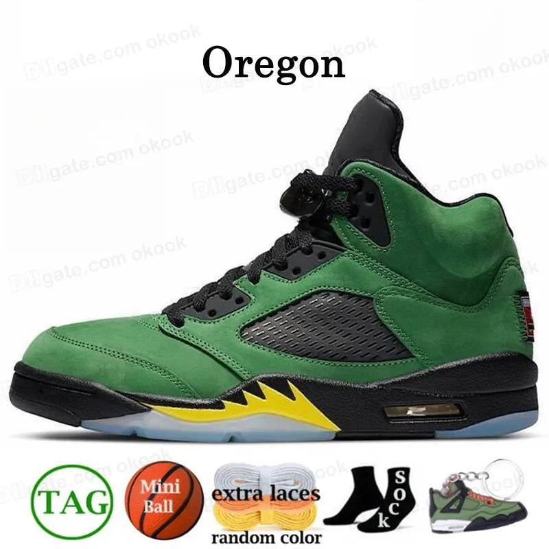 With Box Jump Man 5 Mens Basketball Shoes 5S Black Cat Olive Navy Georgetown Aqua UNC Lucky Green Concord Racer Blue Raging Bull Fire Red Suede Sail Burgundy Trainer