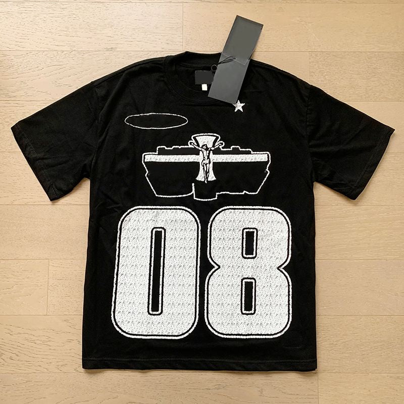 Mens Designer T Shirt NFC Graphic Tees Sport Shorts Hip Hop Short Sets Tracksuit Unisex Tops High Street Retro Women T-Shirts Eur Size S-Xl