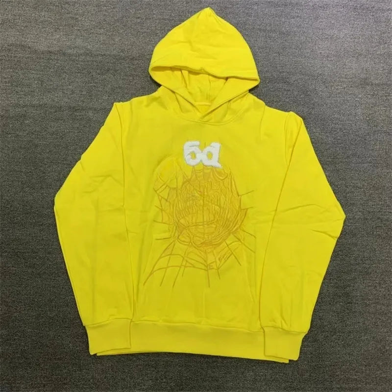 Fashion Hoodie Men Women Hoodies Sweaters 3D Web Foam Print Hoodie Music Album Loose Hooded Sweatshirts MJ0012