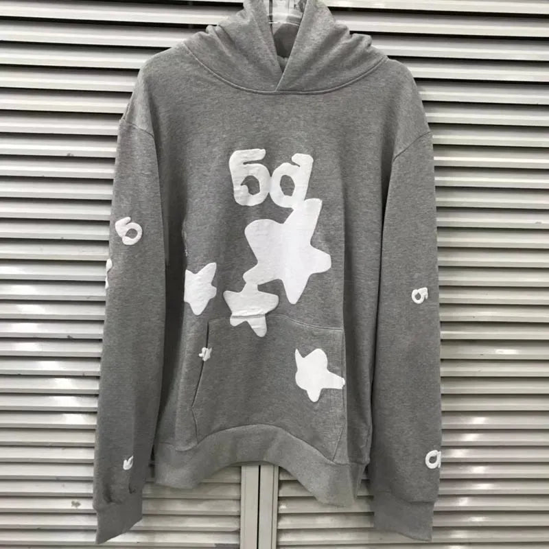 Fashion Hoodie Men Women Hoodies Sweaters 3D Web Foam Print Hoodie Music Album Loose Hooded Sweatshirts MJ0012