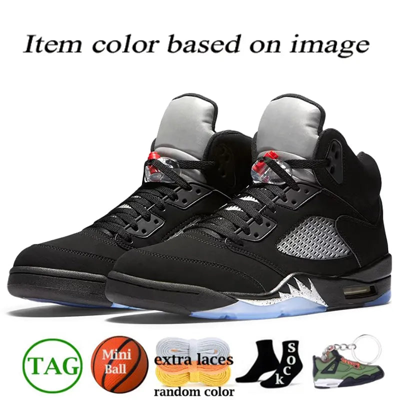 With Box Jump Man 5 Mens Basketball Shoes 5S Black Cat Olive Navy Georgetown Aqua UNC Lucky Green Concord Racer Blue Raging Bull Fire Red Suede Sail Burgundy Trainer