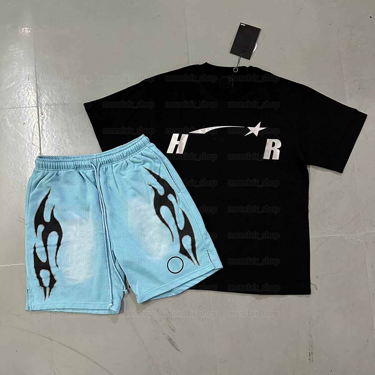 Mens Designer T Shirt NFC Graphic Tees Sport Shorts Hip Hop Short Sets Tracksuit Unisex Tops High Street Retro Women T-Shirts Eur Size S-Xl