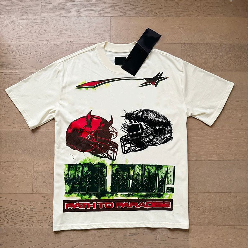 Mens Designer T Shirt NFC Graphic Tees Sport Shorts Hip Hop Short Sets Tracksuit Unisex Tops High Street Retro Women T-Shirts Eur Size S-Xl
