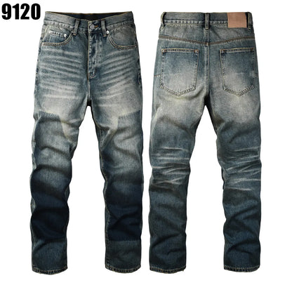 Designer Jeans Denim Mens Ripped Motorcycle Trousers Designers Denims Fashion Slim Fit Jeans Men Man Black High-End Quality Rock Hip Hop Pants
