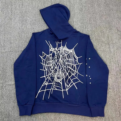 Fashion Hoodie Men Women Hoodies Sweaters 3D Web Foam Print Hoodie Music Album Loose Hooded Sweatshirts MJ0012