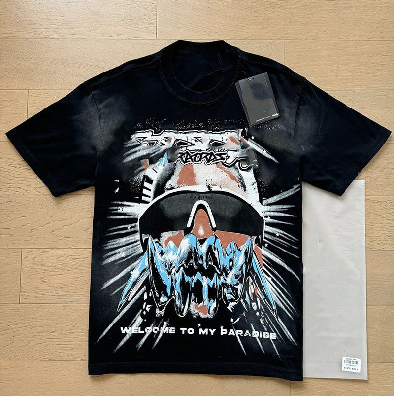 Mens Designer T Shirt NFC Graphic Tees Sport Shorts Hip Hop Short Sets Tracksuit Unisex Tops High Street Retro Women T-Shirts Eur Size S-Xl